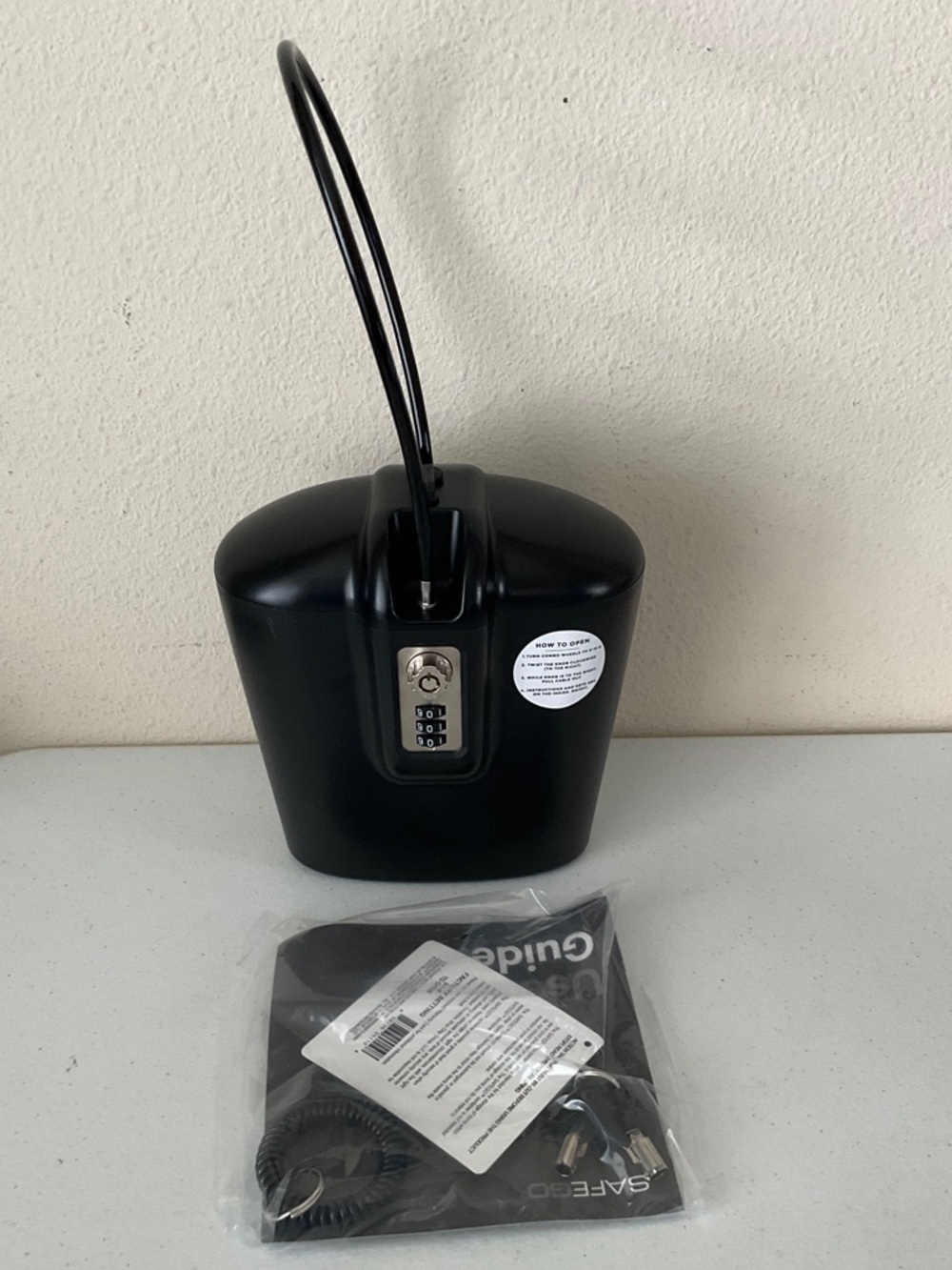 Safego Portable Indoor/Outdoor Lock Box Safe